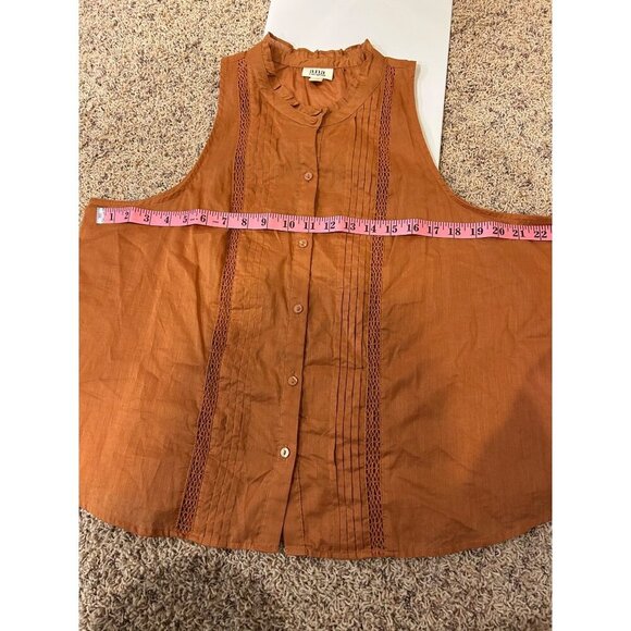 A.N.A button down sleeveless top lightweight women's top Ladies size PXL - Picture 4 of 6